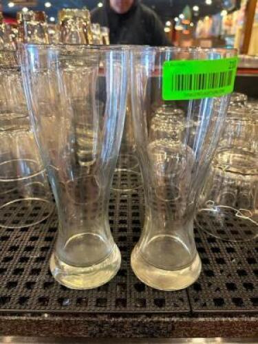 (6) PILSNER GLASSES