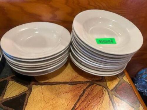 (16) 9" CHINA PASTA BOWLS