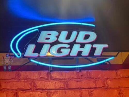 LED " BUD LIGHT" BAR SIGN.