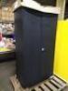 DESCRIPTION: (1) STORAGE CABINET BRAND/MODEL: SANDUSKY #4BE31 INFORMATION: BLACK, STEEL, SWING HANDLE & KEYED, 22 GA PANEL THICK SIZE: 36" X 18" X 72" - 6