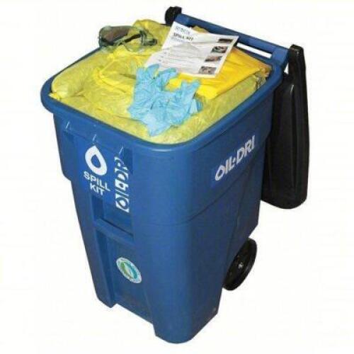 DESCRIPTION: (1) PORTABLE SPILL KIT BRAND/MODEL: OIL-DRI #20UP94 INFORMATION: YELLOW CAN, PR GOGGLES, PR PROTECTIVE GLOVES SIZE: 50 GAL VOLUME ABSORBE