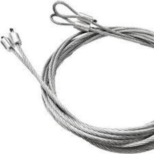 DESCRIPTION: (1) BUNDLES OF GARAGE DOOR CABLES BRAND/MODEL: SEE INSPECTION INFORMATION: STEEL CABLE, EYELETS ON END QTY: 1