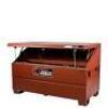 DESCRIPTION: (1) SLOPED LID JOB SITE CHEST BRAND/MODEL: CRESCENT JOBOX #10318-705 INFORMATION: BROWN, STEEL SIZE: 60" X 30" X 39.5" RETAIL$: $1071.25
