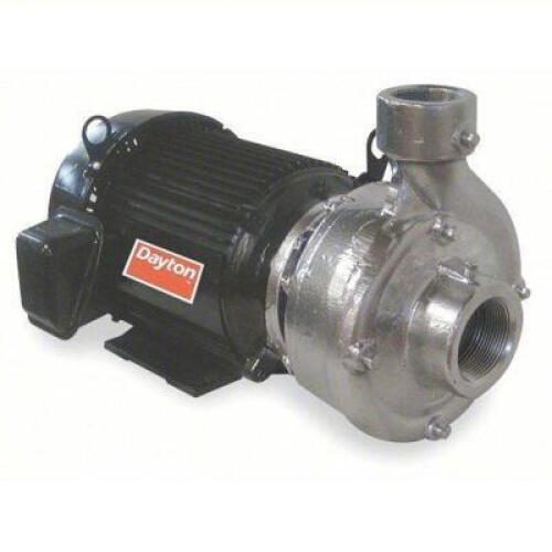 DESCRIPTION: (1) CENTRIFUGAL PUMP BRAND/MODEL: DAYTON #12A080 INFORMATION: 10 HP, 208-230/460V AC, 190 FT MAX HEAD, 2 1/2 IN , 2 IN INTAKE AND DISCH,