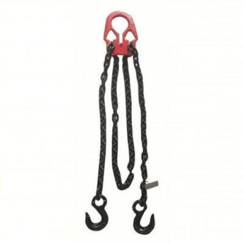DESCRIPTION: (2) CHAIN SLING BRAND/MODEL: DAYTON #4PGW2 INFORMATION: 7/32 IN CHAIN TRADE SIZE, 80 CHAIN GRADE, SLING HOOK, STEEL, ADJ, 10 FT SLING LG