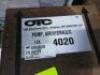 DESCRIPTION: (1) AIR/HYDRAULIC PUMPBRAND/MODEL: OTC STINGER #19XY20INFORMATION:&nbsp;10,000 psi Max. Op Pressure, 98 cu in Reservoir Capacity, Foot, 2-PositionRETAIL$: $824.81 EAQTY: 1 - 3