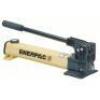 DESCRIPTION: (1) HYDRAULIC HAND PUMP BRAND/MODEL: ENERPAC #6W462 INFORMATION: 2 STAGES, SINGLE ACTING, 200 PSI MAX. PRESSURE 1ST STAGE, ALUMINUM RETAI