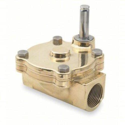 DESCRIPTION: (1) SOLENOID VALVE BODY BRAND/MODEL: DAYTON #1A579 INFORMATION: 2-WAY, NORMALLY CLOSED, 1 IN PIPE SIZE, BRASS BODY, NBR SEAL, FPT X FPT R