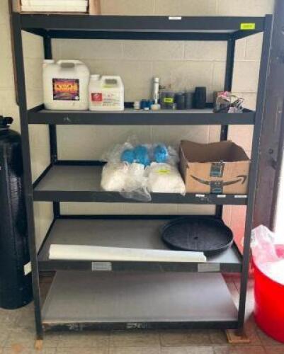 5-TIER METAL SHELVING UNIT