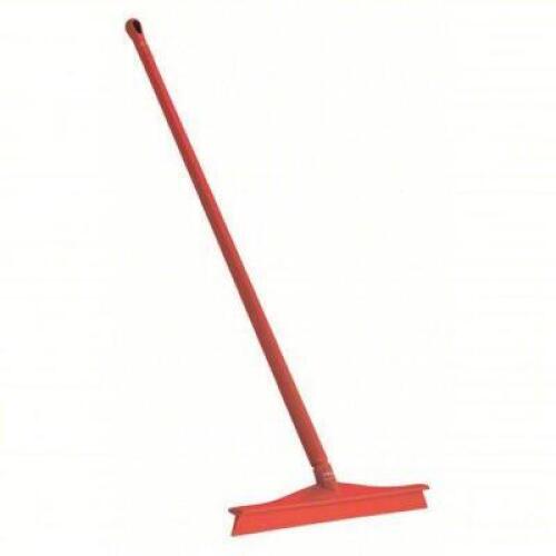 DESCRIPTION: (1) FLOOR SQUEEGEE BRAND/MODEL: VIKAN #45GP84 INFORMATION: SINGLE-BLADE, INCLUDES HANDLE, THREADED, EUROPEAN THREAD, RED SIZE: 24 IN BLAD