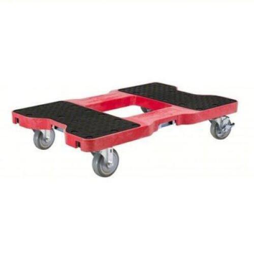 DESCRIPTION: (1) OPEN DECK STEEL GENERAL PURPOSE DOLLY BRAND/MODEL: SNAP-LOC #40AL30 INFORMATION: RED AND BLACK SIZE: 1500 LB CAP 32X20X7 RETAIL$: $20