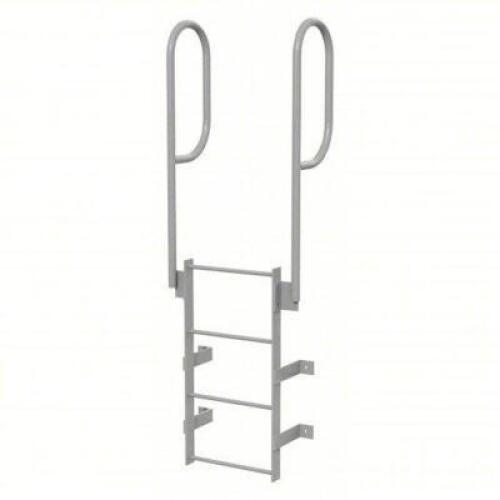 DESCRIPTION: (1) FIXED LADDER BRAND/MODEL: TRI-ARC #25NZ36 INFORMATION: STEEL, 4 RUNGS, 500 LB CAPACITY SIZE: 7' X 25" RETAIL$: $503.96 EA QTY: 1