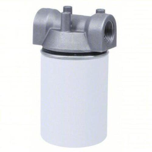 DESCRIPTION: (4) FUEL FILTER BRAND/MODEL: DAYTON #40M299 INFORMATION: ALUMINIUM/STEEL, 1 IN, NPT, 25 GPM, 50 PSI, 7 3/4 IN OVERALL HT RETAIL$: $54.91