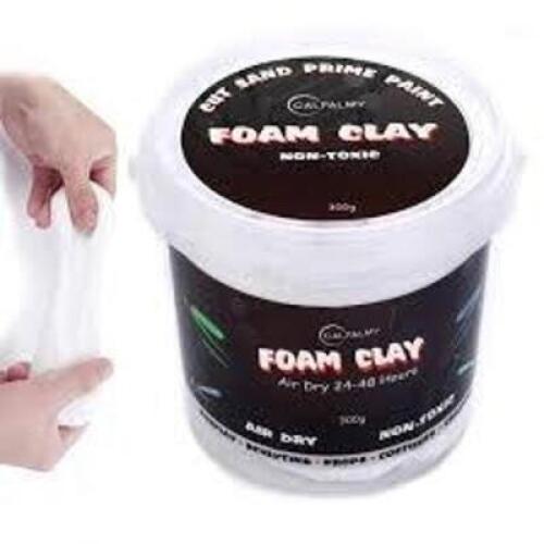 DESCRIPTION: (4) FOAM CLAY FOR COSPLAY SCULPTING BRAND/MODEL: BRIGHT CREATION SIZE: AIR DRY 400 GRAM WITH 3 TOOLS AND BONUS 15G BLACK CLAY RETAIL$: $1