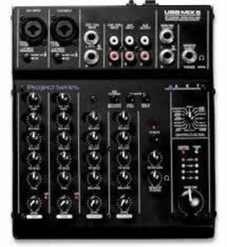DESCRIPTION: (1) SIX CHANNEL MIXER WITH USB INTERFACE AND DSP EFFECTS BRAND/MODEL: USB MIX 6 RETAIL$: $189.99 EA QTY: 1