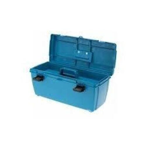 DESCRIPTION: (1) SMALL PARTS UTILITY BOX BRAND/MODEL: PEEN TOOL #80550 INFORMATION: BLUE SIZE: 19-7/8" Wide x 8-5/16" High x 8-7/8" Deep, Co-Polymer R