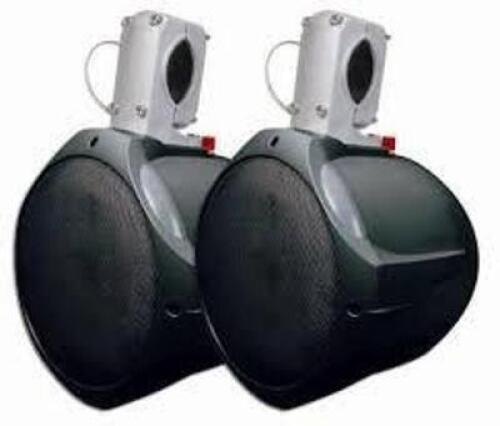 DESCRIPTION: (1) SET OF MARINE SPEAKERS BRAND/MODEL: MCM CUSTOM AUDIO #60-10031 SIZE: 8" RETAIL$: $62.34 EA QTY: 1