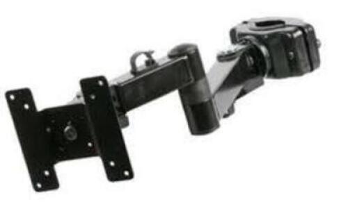 DESCRIPTION: (1) LCD TFT SCREEN BRACKET POLE MOUNT BRAND/MODEL: PULSE #LCDPMT-TA INFORMATION: BLACK SIZE: 27" MAX SCREEN SIZE RETAIL$: $29.899 EA QTY: