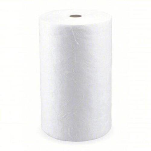 DESCRIPTION: (1) ABSORBENT ROLL BRAND/MODEL: OIL-DRI #5TR10 SIZE: 36 gal, Not Perforated Perforated Size, Box, White, 30 in x 150 ft RETAIL$: $139.40