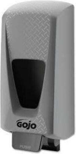 DESCRIPTION: (2) WALL MOUNT DISPENSER BRAND/MODEL: GOJO PRO-TDX 5000 SIZE: 5000 ML RETAIL$: $21.00 EA QTY: 2