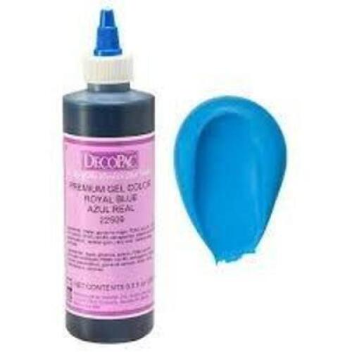 DESCRIPTION: (8) PREMIUM GEL COLOR BRAND/MODEL: DECOPAC #22509 INFORMATION: ROYAL BLUE SIZE: 8 FL OZ RETAIL$: $12.41 EA QTY: 8