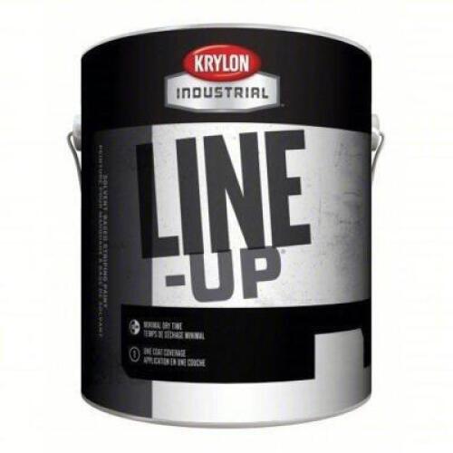 DESCRIPTION: (2) SOLVENT BASED STRIPING PAINT BRAND/MODEL: KRYLON INDUSTRIAL #38EL50 INFORMATION: YELLOW SIZE: 1 GALLON RETAIL$: $51.37 QTY: 2