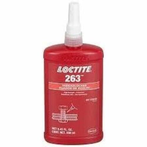 DESCRIPTION: (2) THREADLOCKER BRAND/MODEL: LOCTITE 263 SIZE: 8.45 FL OZ RETAIL$: $66.00 EA QTY: 2