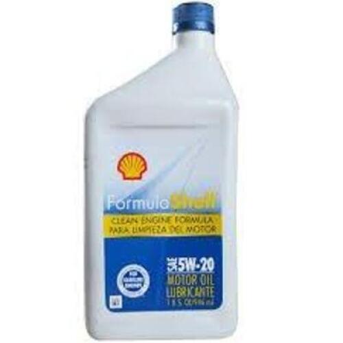 DESCRIPTION: (5) MOTOR OIL LUBRICANT BRAND/MODEL: SHELL FORMULA SIZE: 5W-20 1 QT RETAIL$: $6.47 EA QTY: 5
