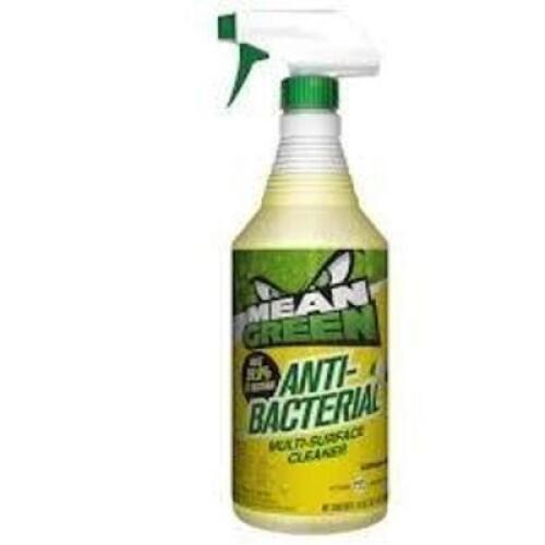 DESCRIPTION: (12) ANTIBACTERIAL MULTI SURFACE CLEANER BRAND/MODEL: MEAN GREEN #56JF18 SIZE: 32 OZ RETAIL$: $5.00 EA QTY: 12