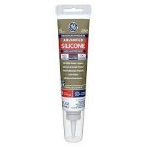 DESCRIPTION: (12) KITCHEN AND BATH ADVANCED SILICONE BRAND/MODEL: GE INFORMATION: CLEAR SIZE: 2.8 FL OZ RETAIL$: $7.92 EA QTY: 12