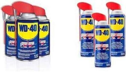 DESCRIPTION: (6) MULTI-USE PRODUCT BRAND/MODEL: WD-40 INFORMATION: SPRAYS 2 WAYS SIZE: 8 OZ RETAIL$: $6.00 EA QTY: 6
