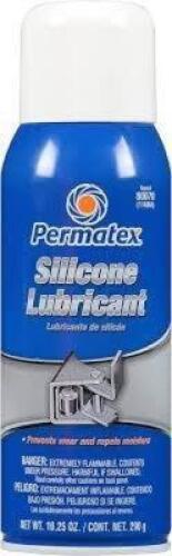 DESCRIPTION: (6) SILICONE LUBRICANT BRAND/MODEL: PERMATEX SIZE: 10 OZ RETAIL$: $3.75 EA QTY: 6