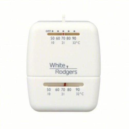 DESCRIPTION: (1) LOW VOLTAGE THERMOSTAT BRAND/MODEL: EMERSON #3MU98 RETAIL$: $20.00 EA QTY: 1