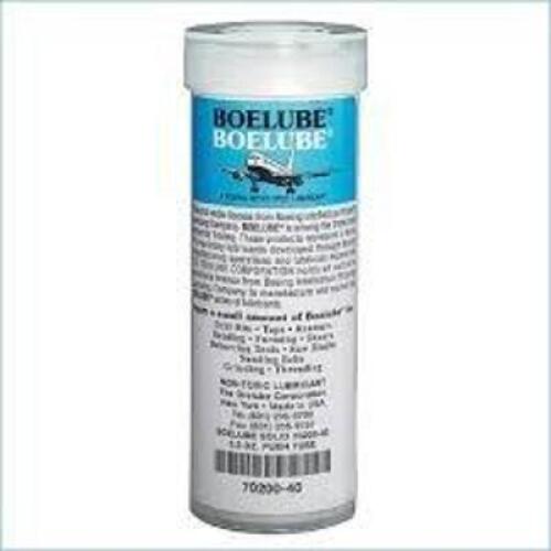 DESCRIPTION: (6) SOLID LUBRICANT BRAND/MODEL: BOELUBE #70200-40 RETAIL$: $14.95 EA QTY: 6