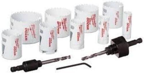 DESCRIPTION: (1) (25) PC BI-METAL HOLE SAW KIT BRAND/MODEL: MILWAUKEE #49-56-5100 SIZE: 1" RETAIL$: $78.95 EA QTY: 1