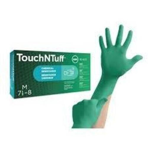DESCRIPTION: (3) BOXES OF (100) FOOD COMPLIANT DISPOSABLE GLOVES BRAND/MODEL: TOUCHNTUFF SIZE: LARGE RETAIL$: $15.00 EA QTY: 3