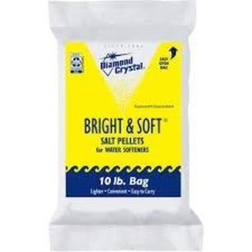DESCRIPTION: (2) BAGS OF SALT PELLETS BRAND/MODEL: DIAMOND CRYSTAL BRIGHT AND SOFT SIZE: 40 LB RETAIL$: $8.99 EA QTY: 2