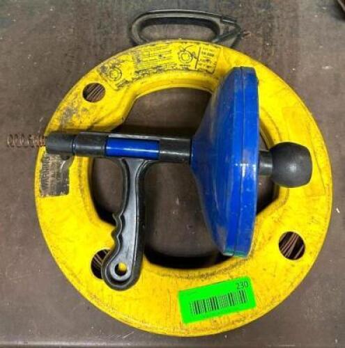 DRAIN AUGER AND REEL