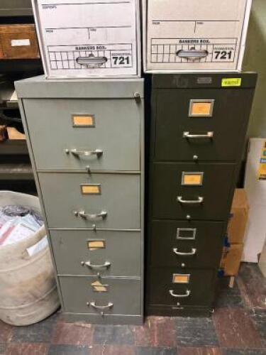 (3) - FILE CABINETS