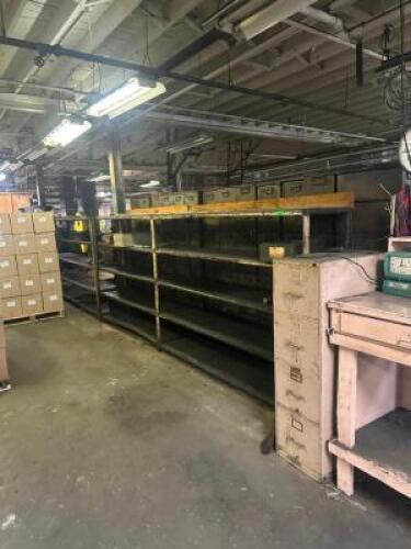 THREE PART HEAVY DUTY TAP AND DIE SHELVING UNIT