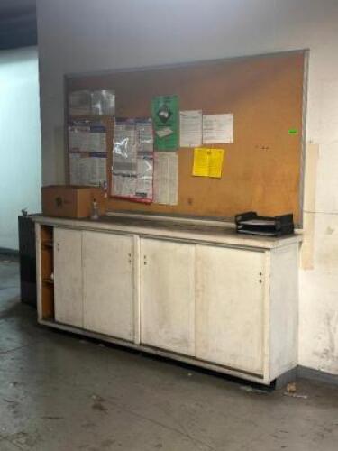 TAC BOARD WITH CABINET