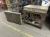 GRANITE SURFACE PLATE WITH ROLLING CART BASE AND WOOD COVER - 2