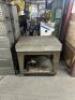 GRANITE SURFACE PLATE WITH ROLLING CART BASE AND WOOD COVER - 4