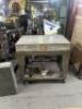 GRANITE SURFACE PLATE WITH ROLLING CART BASE AND WOOD COVER - 5