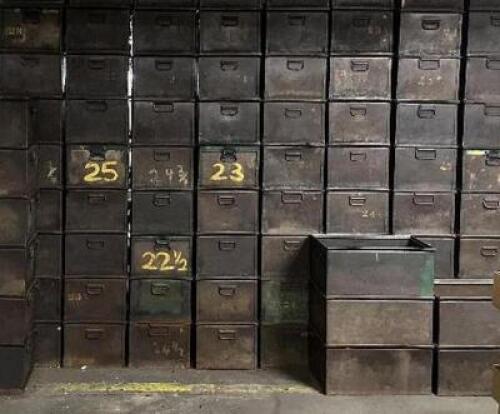 (50) - STEEL STACK BOXES