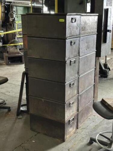 (30) - STEEL STACK BOXES