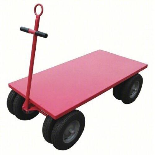 DESCRIPTION: (1) PLATFORM TRUCKBRAND/MODEL: DAYTON/26Y486INFORMATION: RED, STEEL, CIRCLE HANDLE, 2500LB LOAD CAPACITYSIZE:&nbsp;60 inx30 inx18-1/2 in DECK SIZERETAIL$: $735.00 EAQTY: 1