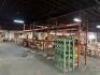 (4) - SECTIONS OF 12' TEAR DROP PALLET RACKING WITH WOOD DECKING - 8