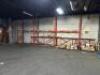 (7) - SECTIONS OF 12' TEAR DROP PALLET RACKING WITH WOOD DECKING - 8