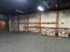 (7) - SECTIONS OF 12' TEAR DROP PALLET RACKING WITH WOOD DECKING - 10